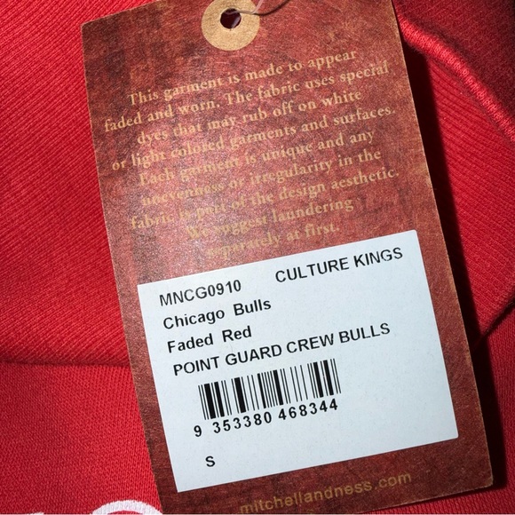 🆕 Mitchell & Ness Point Guard High Crew Neck Sweatshirt - Picture 9 of 11